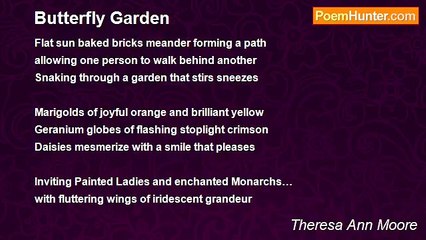 Theresa Ann Moore - Butterfly Garden