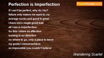 Wandering Scarlet - Perfection is Imperfection
