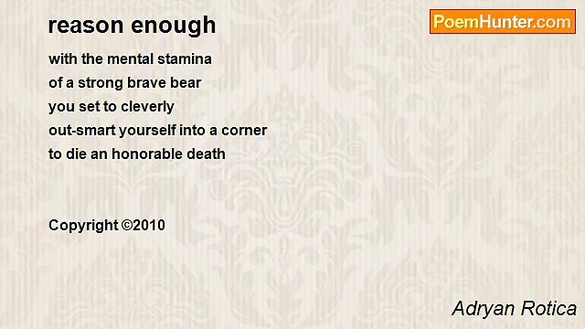 Adryan Rotica - reason enough