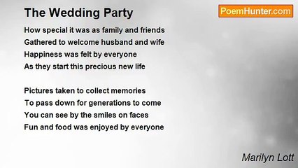 Marilyn Lott - The Wedding Party