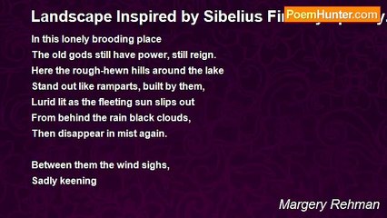 Margery Rehman - Landscape Inspired by Sibelius First Symphony.