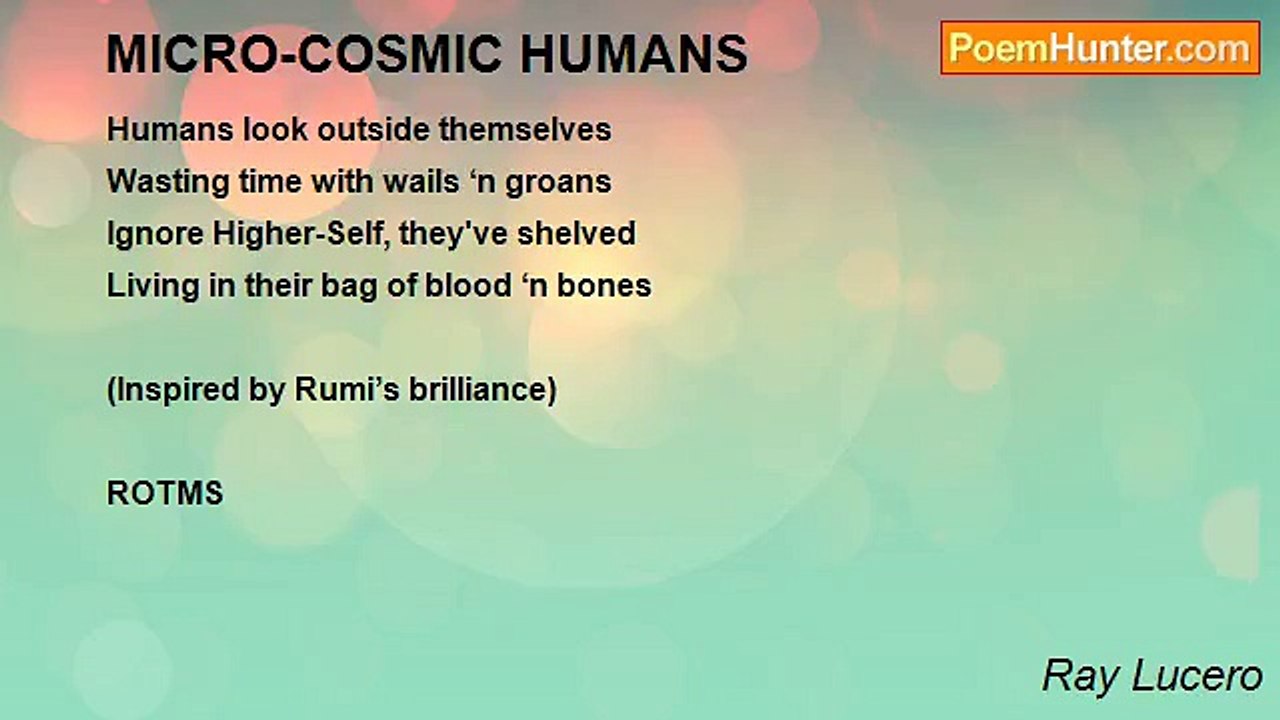 Ray Lucero - MICRO-COSMIC HUMANS