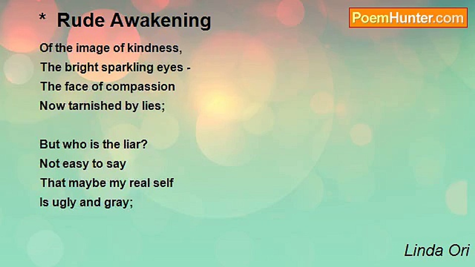 Linda Ori - *  Rude Awakening