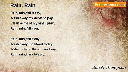 Shiloh Thompson - Rain, Rain