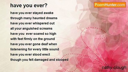 cathy clough - have you ever?