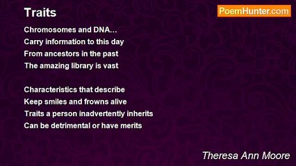 Theresa Ann Moore - Traits