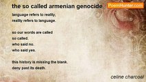 celine charcoal - the so called armenian genocide