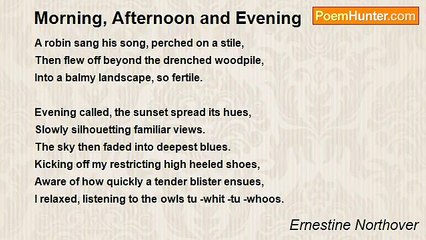 Ernestine Northover - Morning, Afternoon and Evening