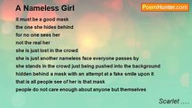 Scarlet ..... - A Nameless Girl