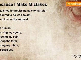 Florida Angel - Because I Make Mistakes