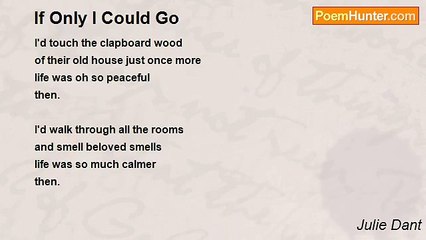 Julie Dant - If Only I Could Go