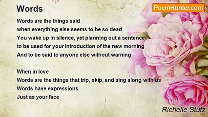 Richelle Stutz - Words