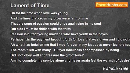 Patricia Gale - Lament of Time