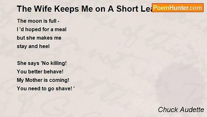 Chuck Audette - The Wife Keeps Me on A Short Leash