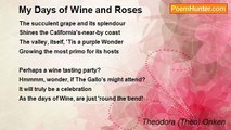 Theodora (Theo) Onken - My Days of Wine and Roses
