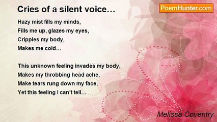 Melissa Coventry - Cries of a silent voice…