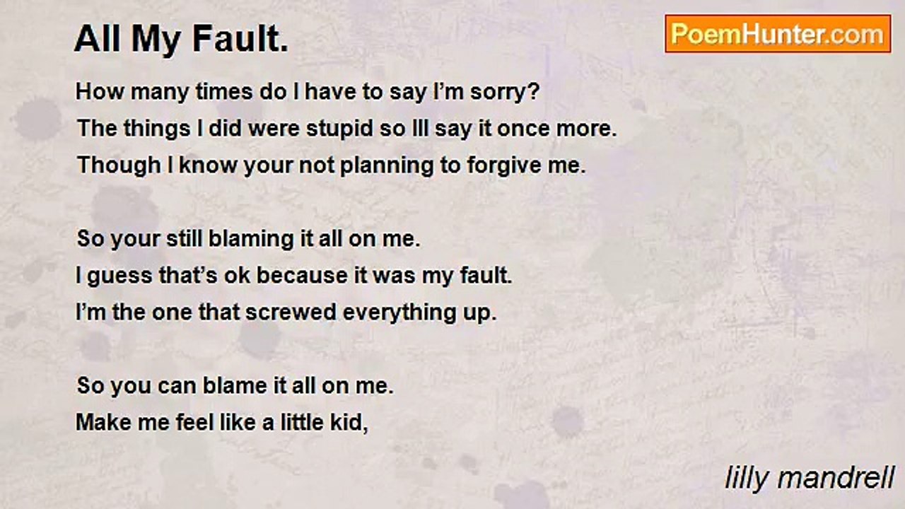 lilly mandrell - All My Fault.
