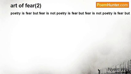 Nyein Way - art of fear(2)