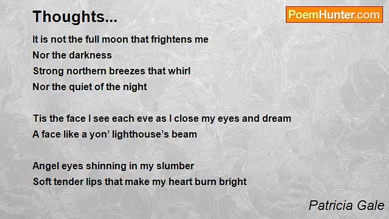 Patricia Gale - Thoughts...