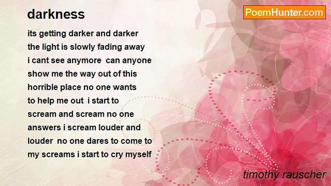 timothy rauscher - darkness