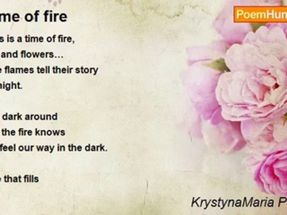 KrystynaMaria Postawa - Time of fire