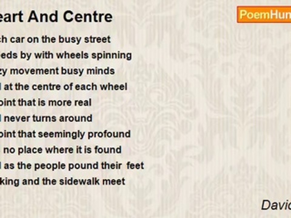 David Taylor - Heart And Centre