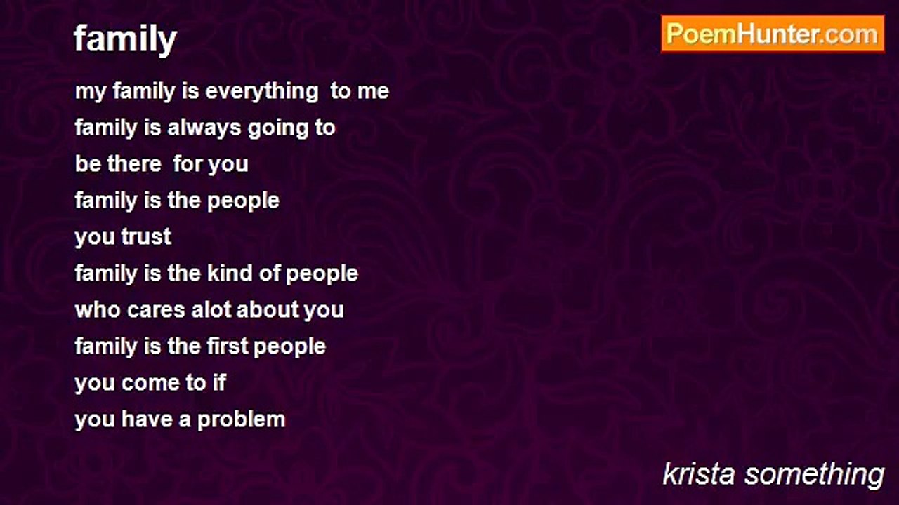 krista something - family