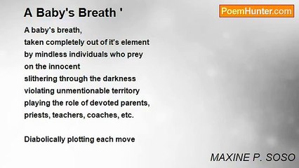 MAXINE P. SOSO - A Baby's Breath '
