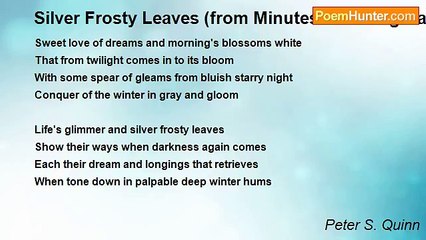 Peter S. Quinn - Silver Frosty Leaves (from Minutes of Falling Days)