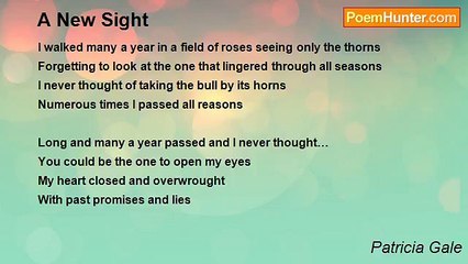 Patricia Gale - A New Sight