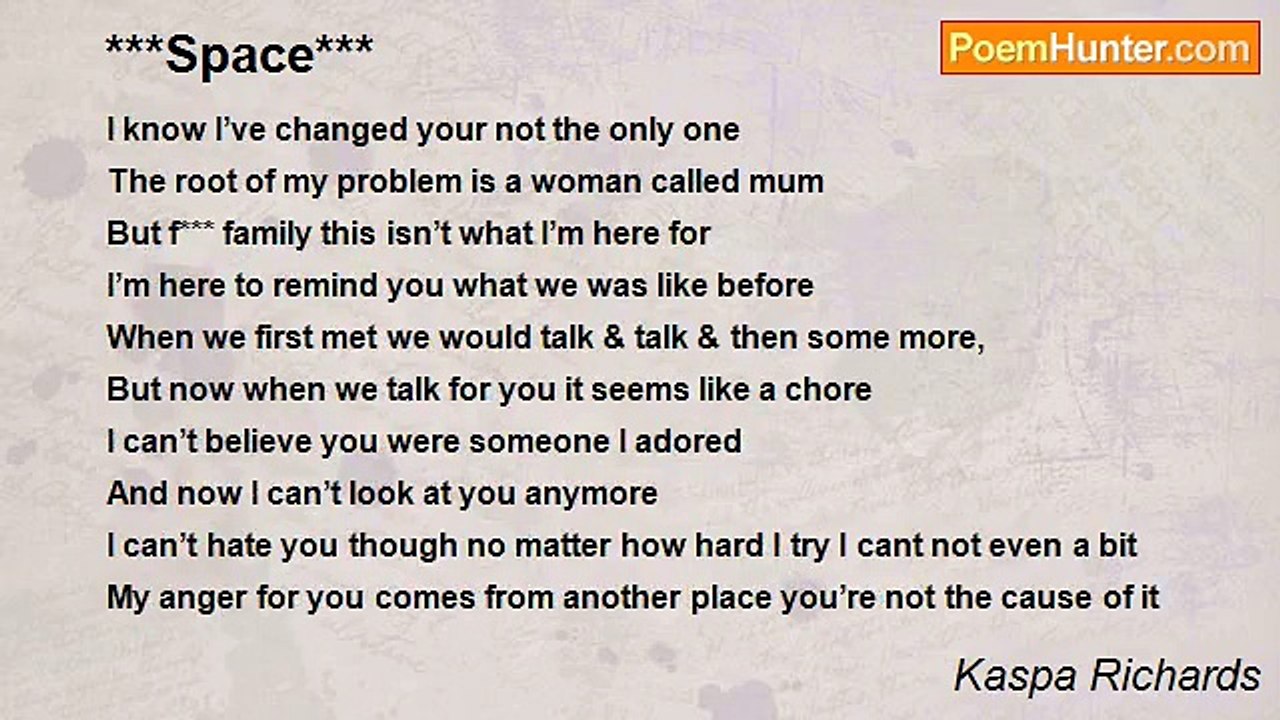 Kaspa Richards - ***Space***