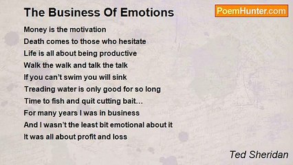 Ted Sheridan - The Business Of Emotions