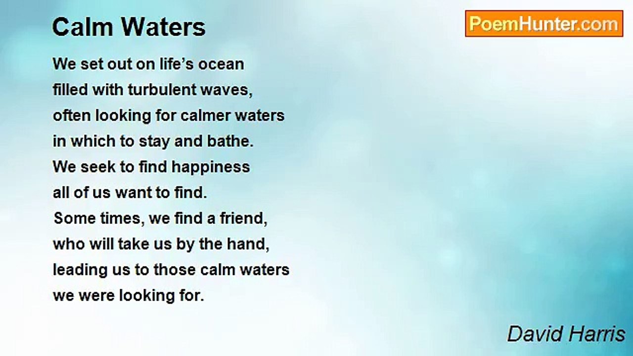 David Harris - Calm Waters