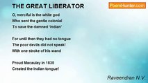 Raveendran N.V. - THE GREAT LIBERATOR
