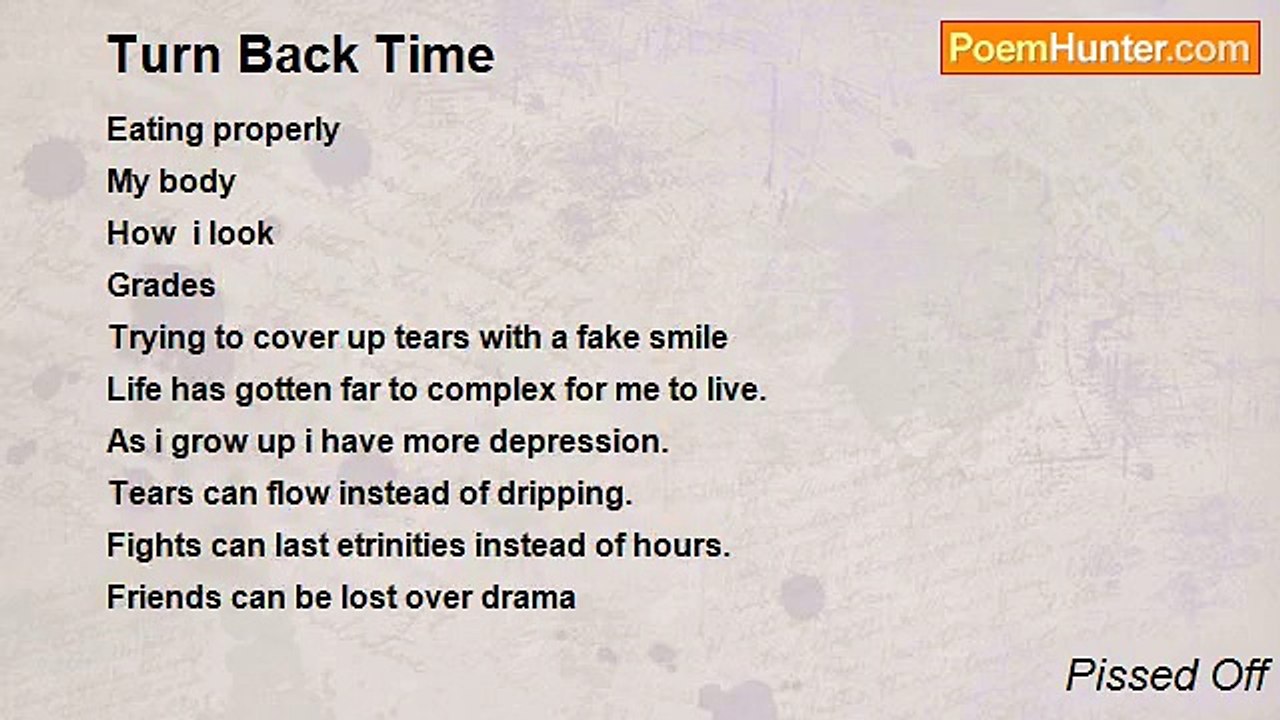 Pissed Off - Turn Back Time