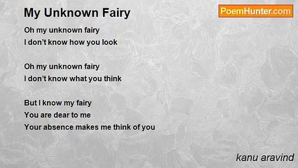 kanu aravind - My Unknown Fairy