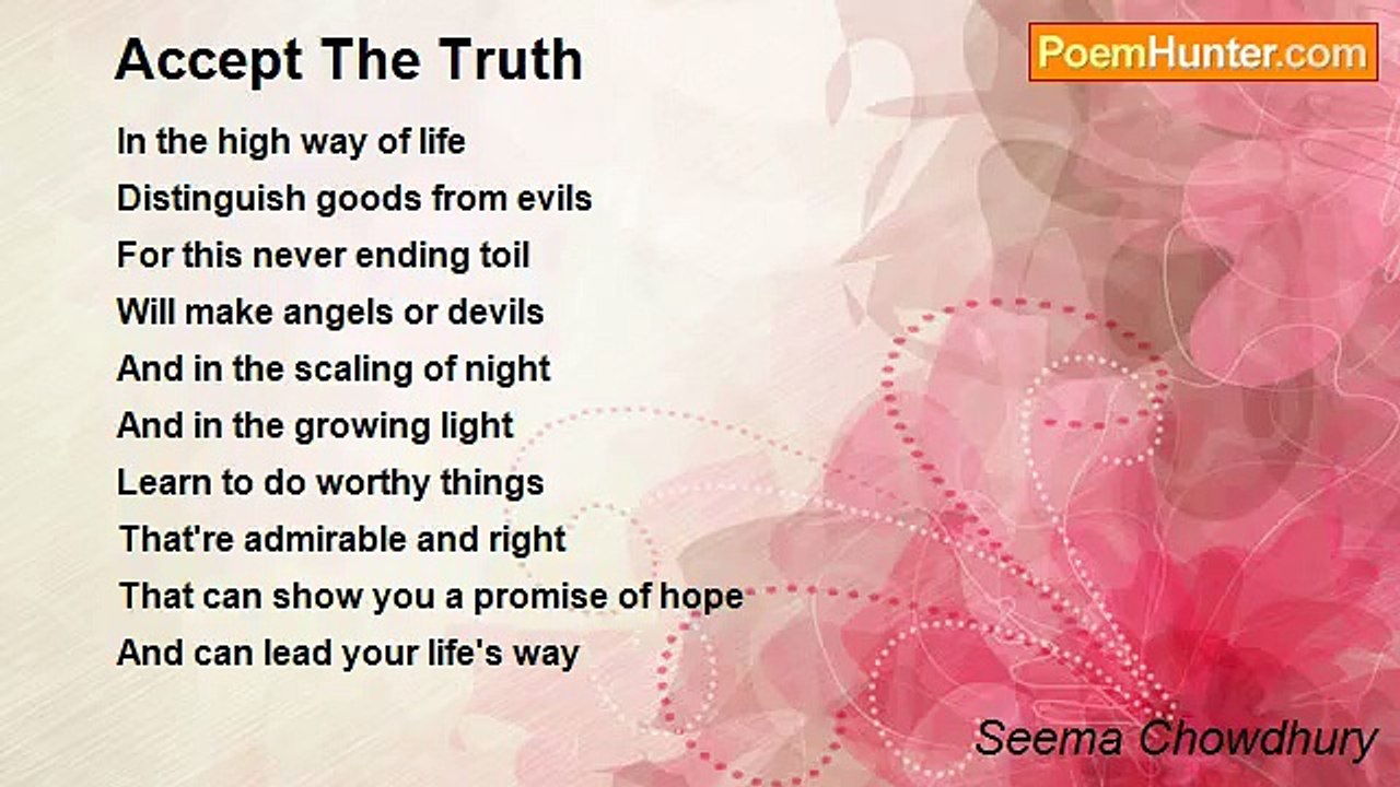 Seema Chowdhury - Accept The Truth