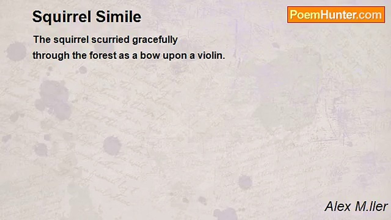 Alex M.ller - Squirrel Simile