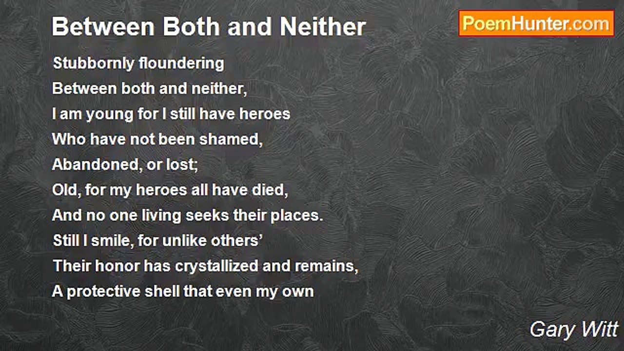Gary Witt - Between Both and Neither