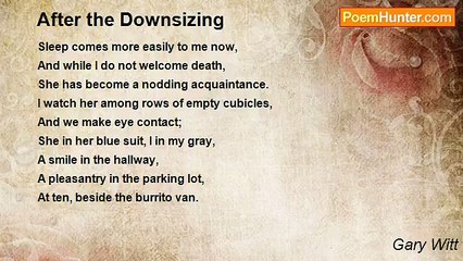 Gary Witt - After the Downsizing