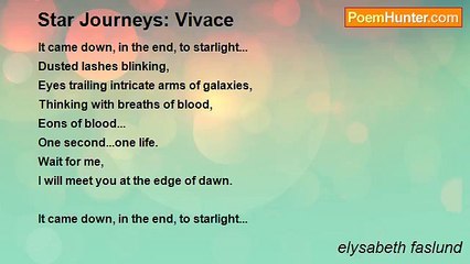 elysabeth faslund - Star Journeys: Vivace