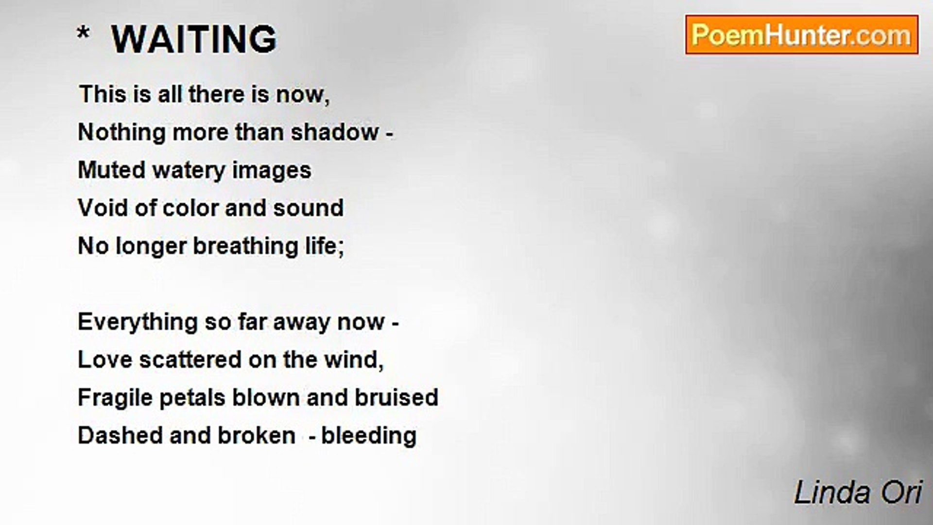 ⁣Linda Ori - *  WAITING