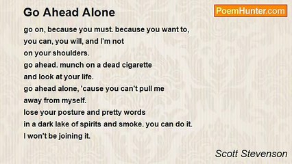 Scott Stevenson - Go Ahead Alone