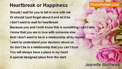 Jeanette Matthews - Heartbreak or Happiness