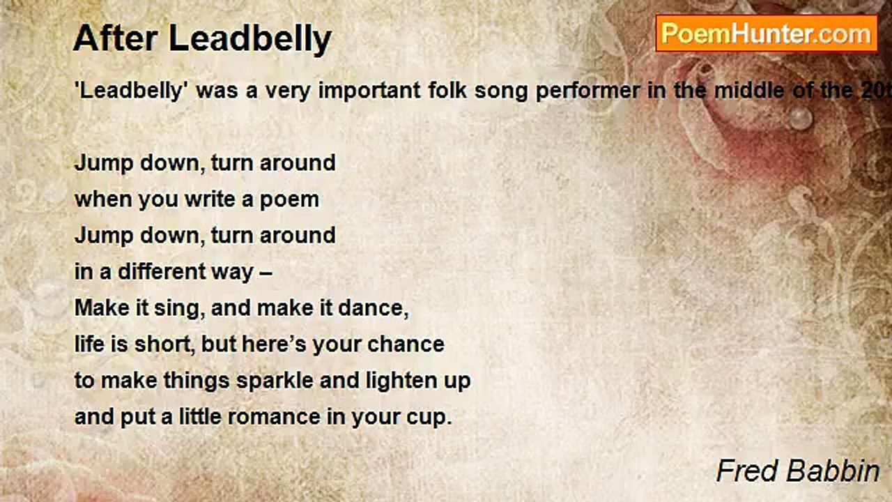 Fred Babbin - After Leadbelly