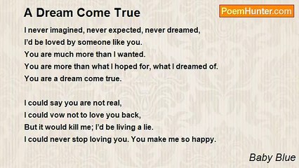 Baby Blue - A Dream Come True