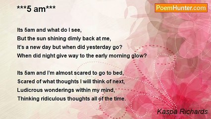 Kaspa Richards - ***5 am***