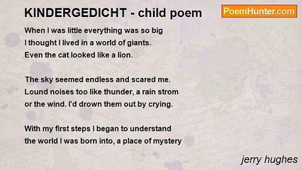 jerry hughes - KINDERGEDICHT - child poem