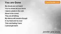 jennifer jane pryce - You are Gone