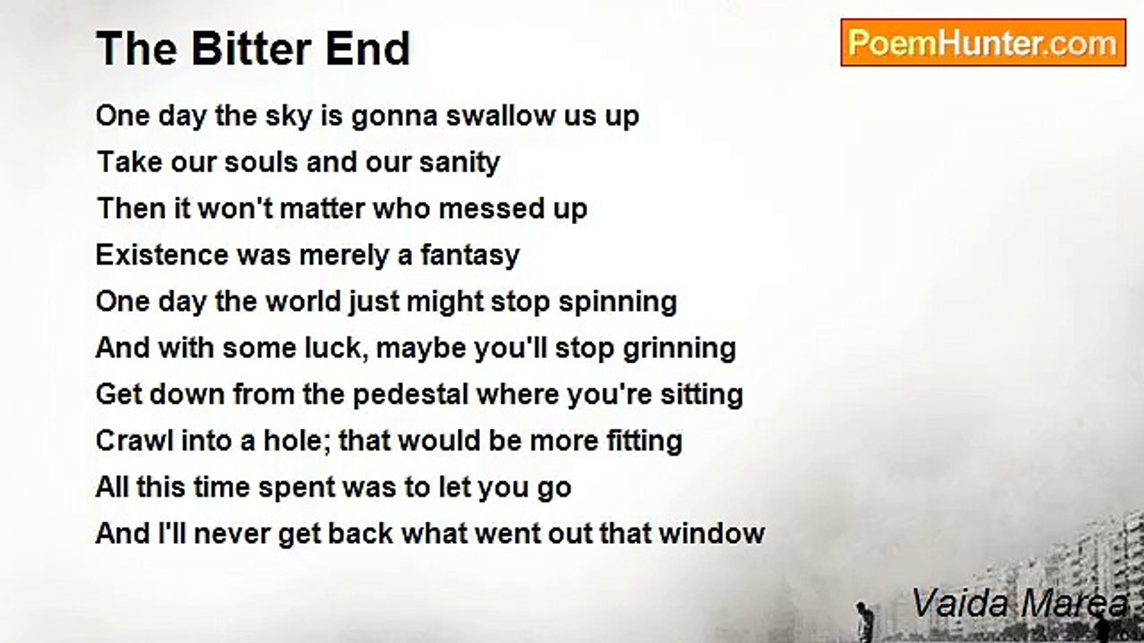 Vaida Marea - The Bitter End